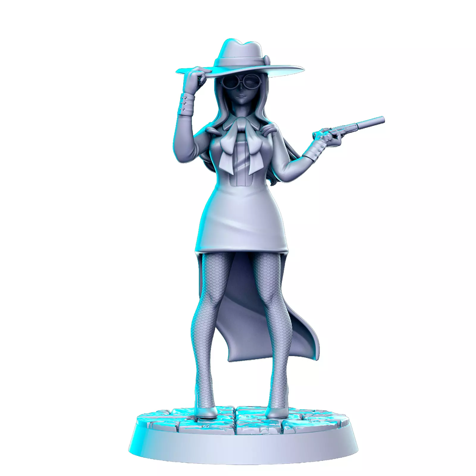 Sylvia 3D Print STL Miniature RPG 3D print model