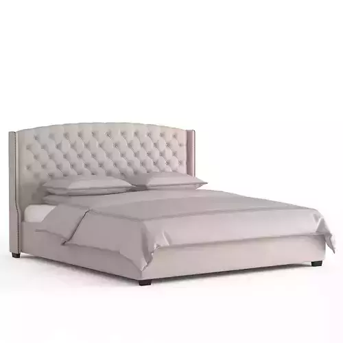 Dantone Djarou Wave Capitone Bed