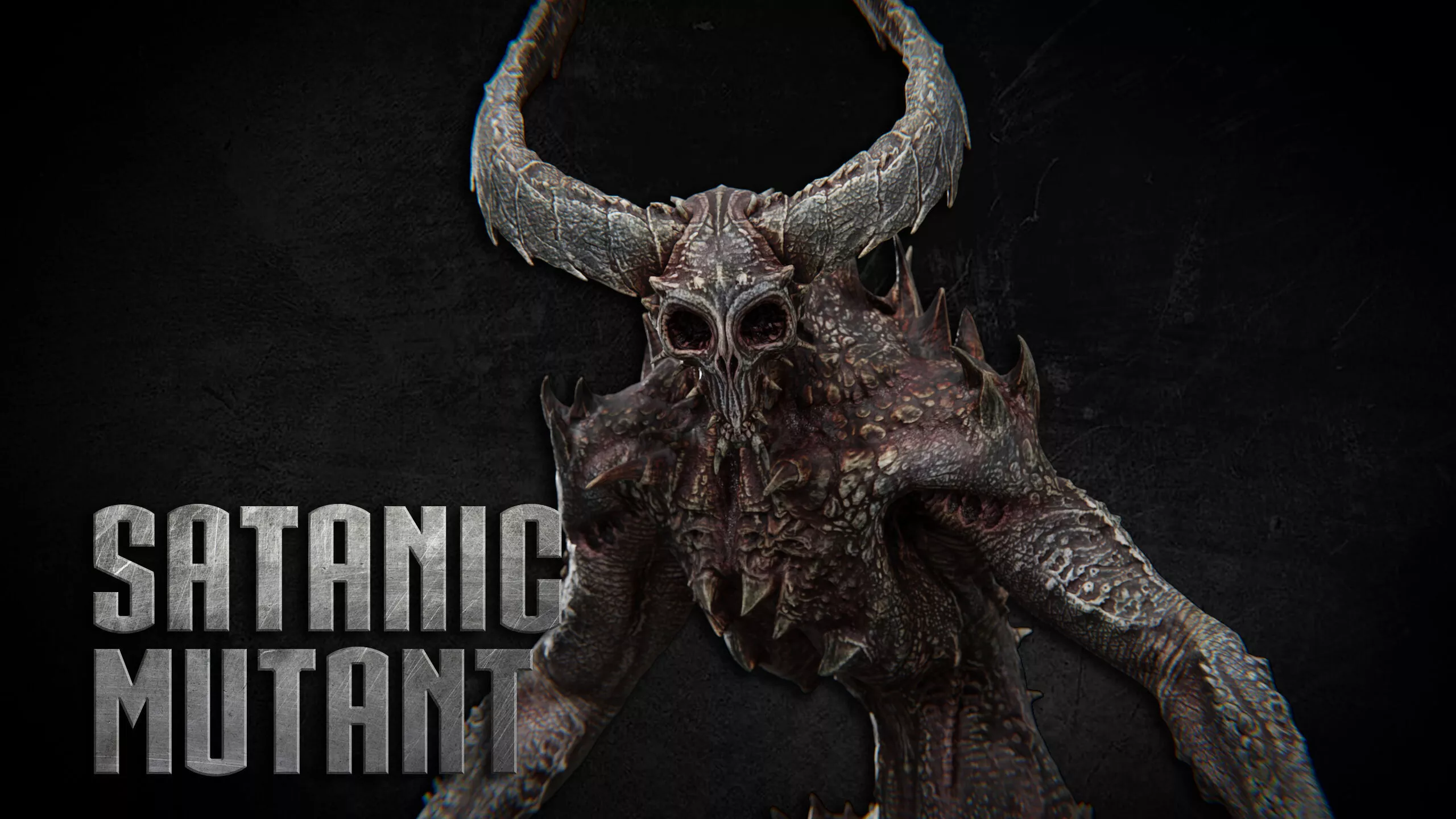 Satanic Mutant Devil Low-poly 3D model