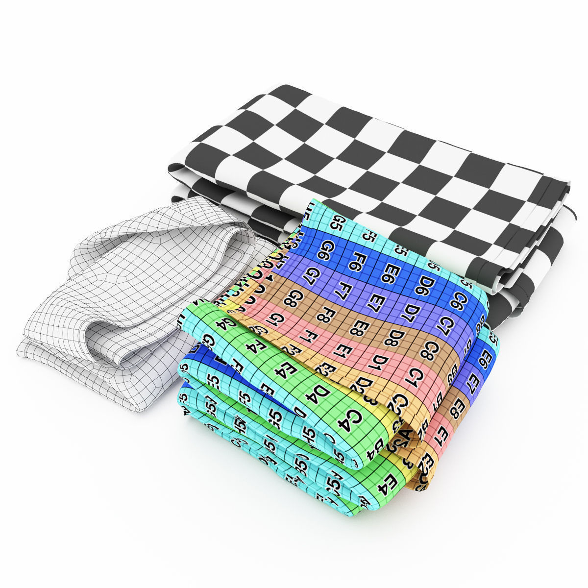 Blanket Collection 03 3D model_7