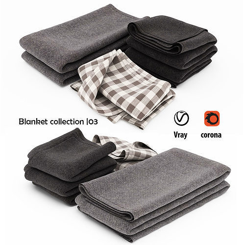 Blanket Collection 03 3D model