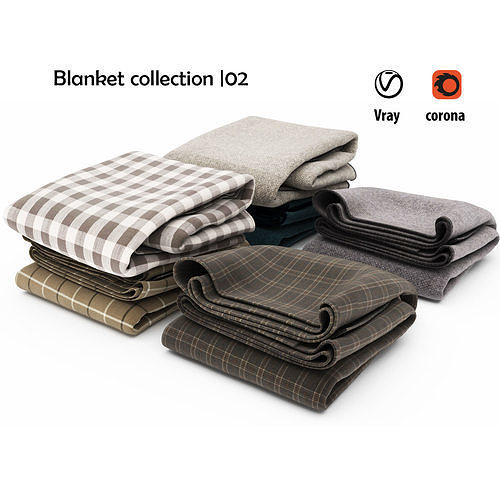 Blanket collection 02 3D model