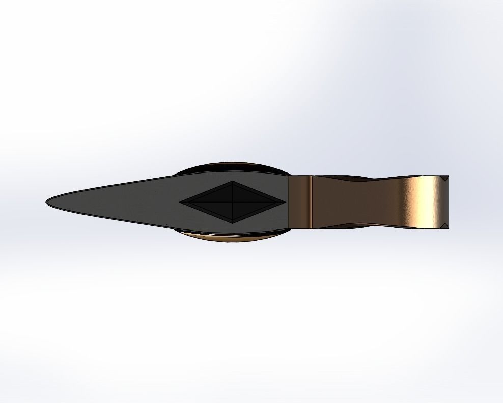 knuckle duster Low-poly 3D model_6