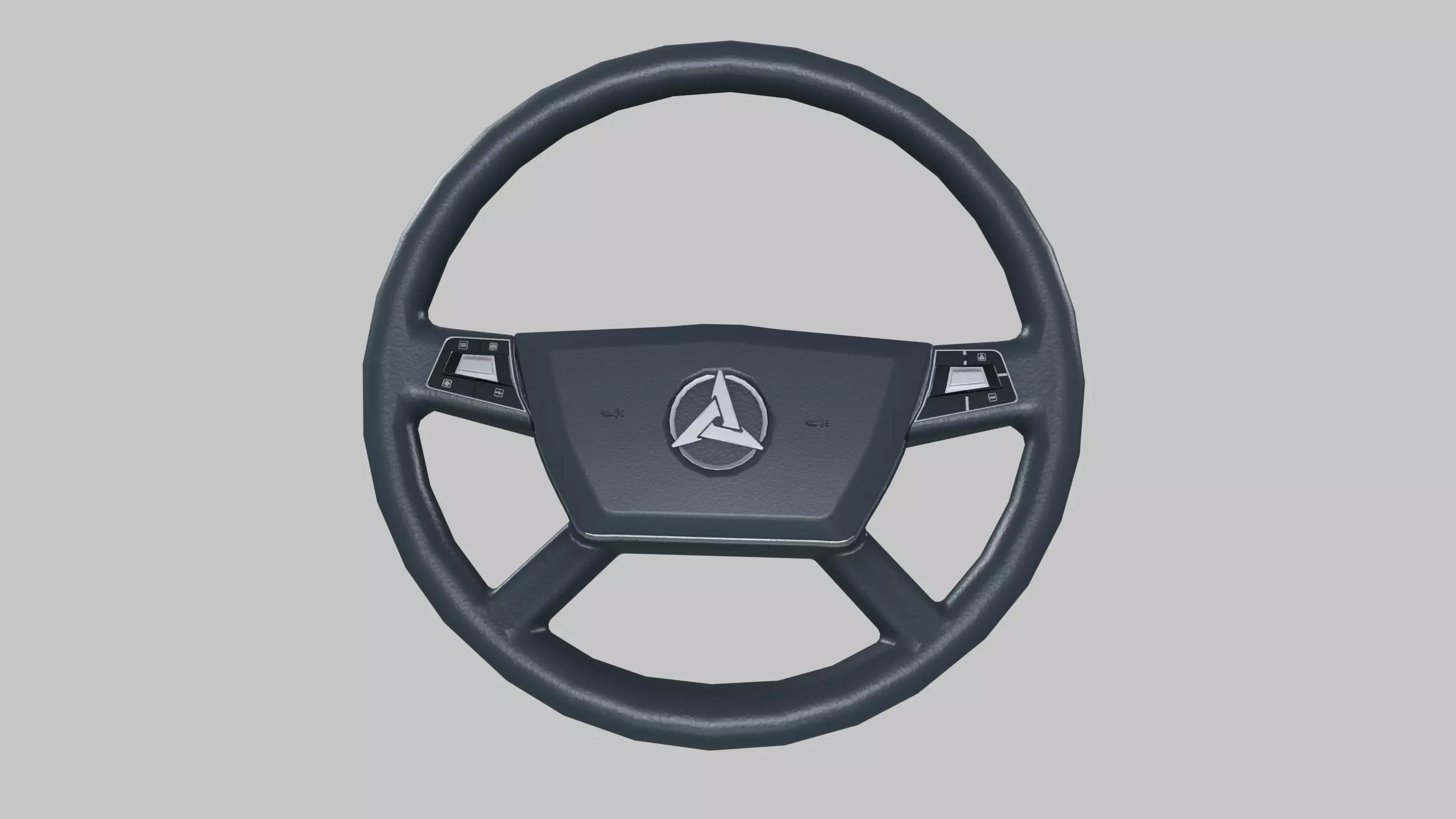 Steering Low-poly 3D model