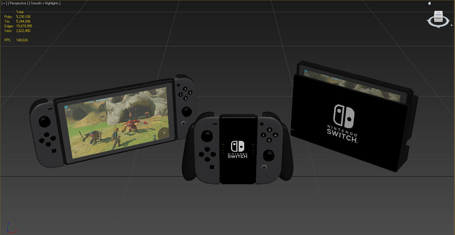 Nintendo Swtich 3D model_20