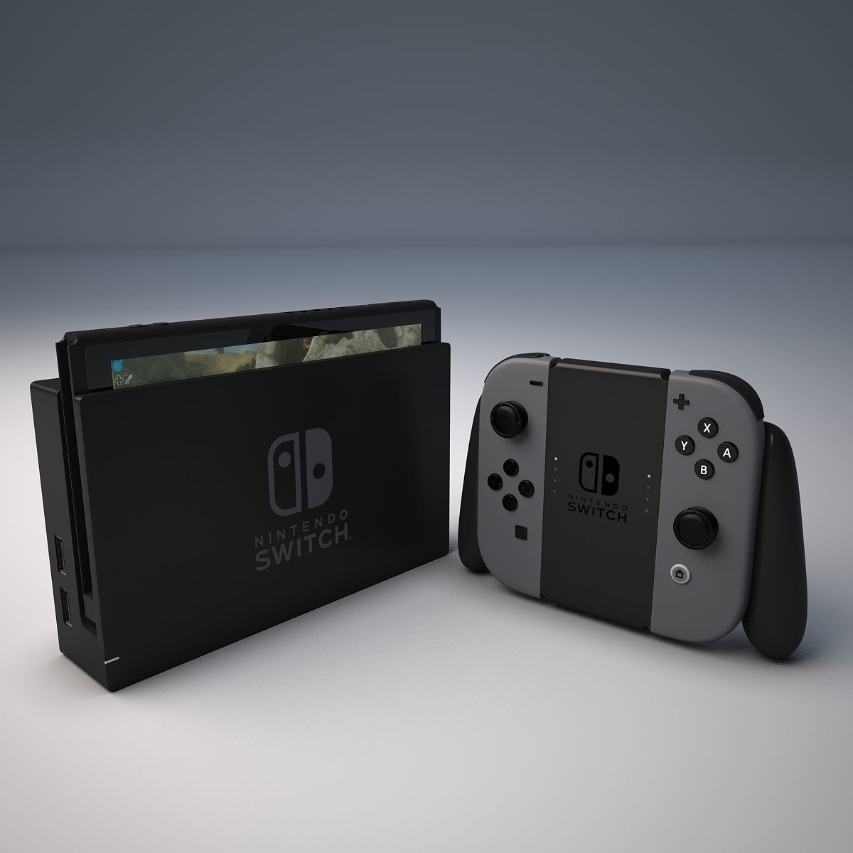 Nintendo Swtich 3D model_5