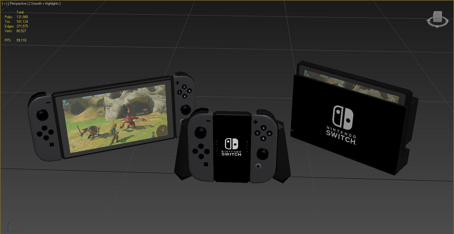 Nintendo Swtich 3D model_19