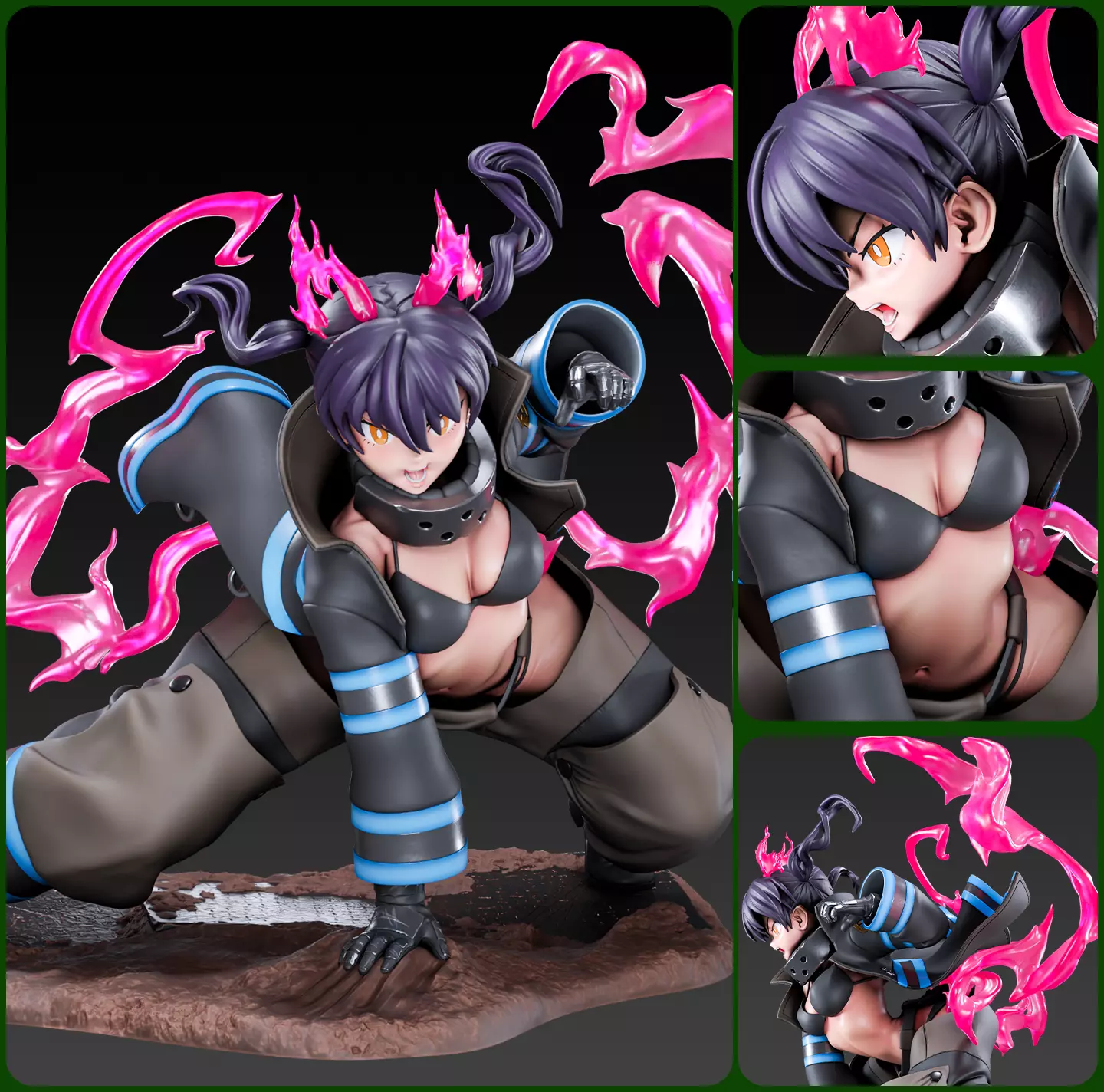 Tamaki - Fire Force 3D print model