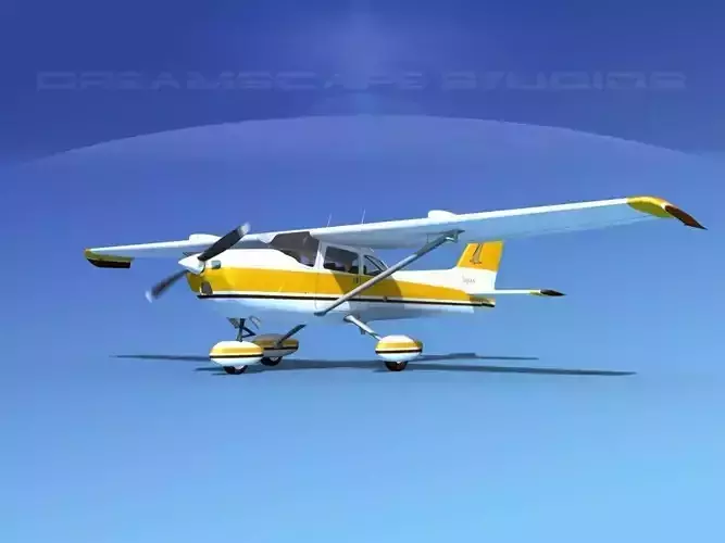 Cessna 172 Skyhawk STOL V09 3D model