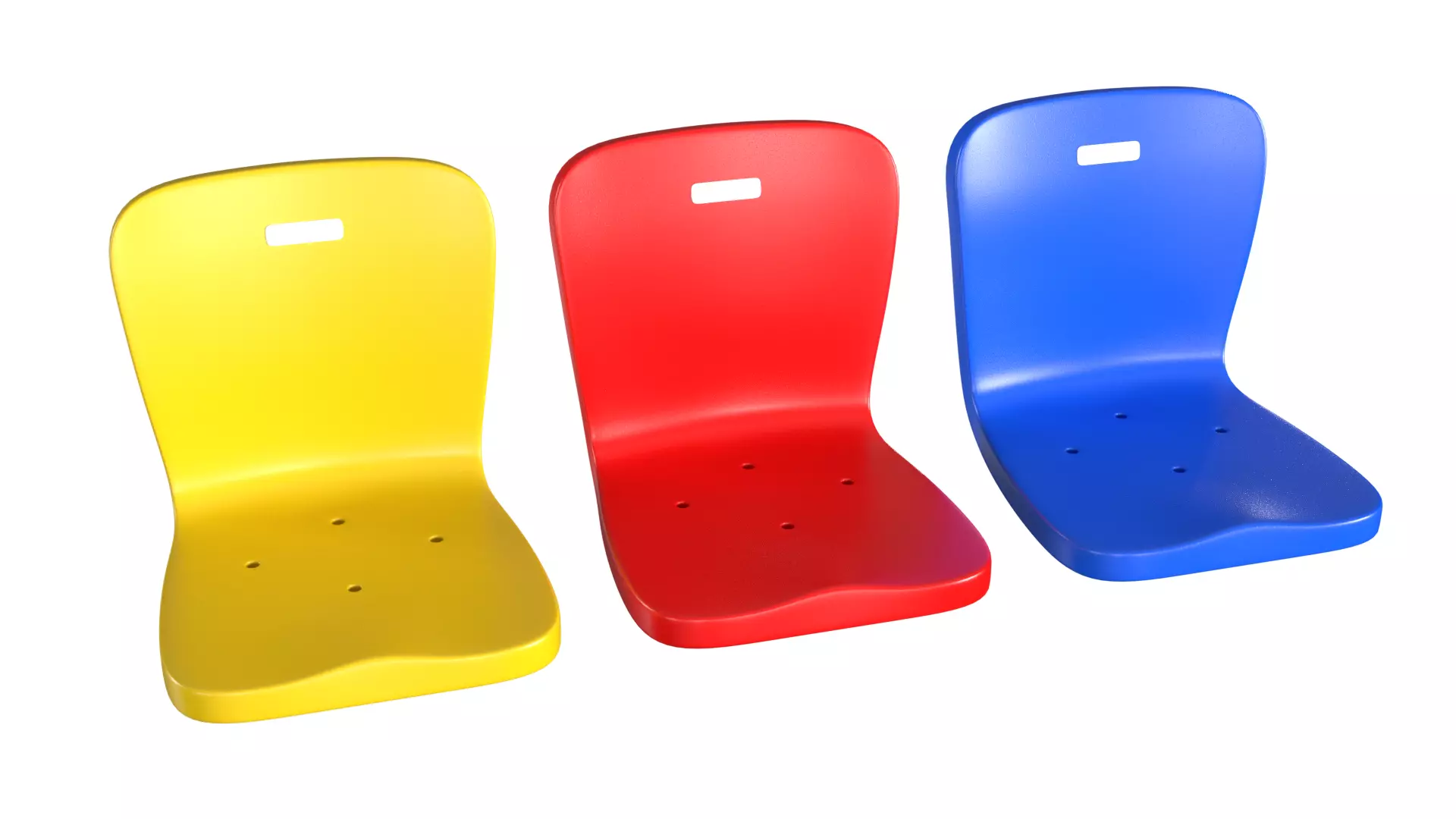 Stadium Seat PBR 1 Low-poly 3D model