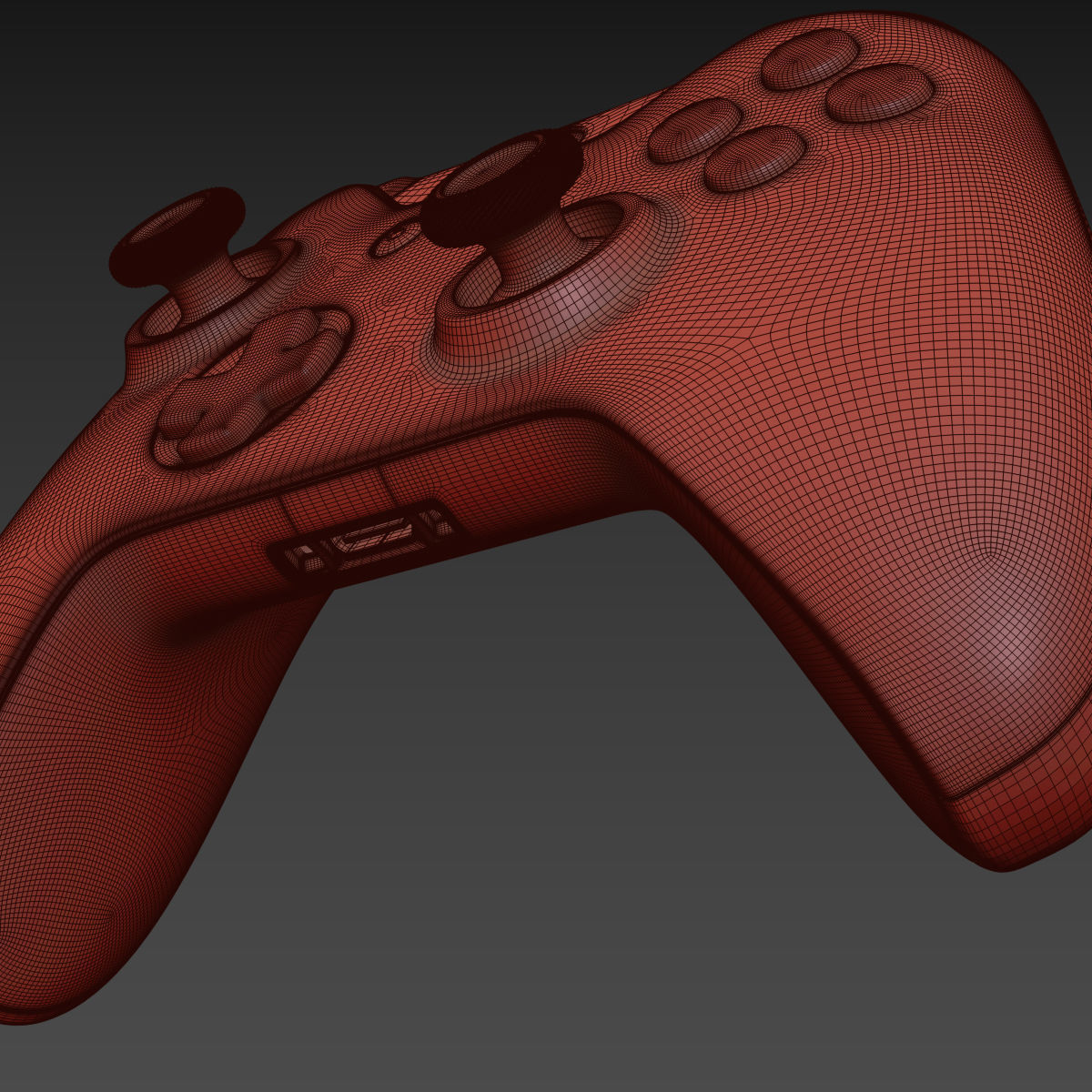 Xbox One Controller 3D model_17