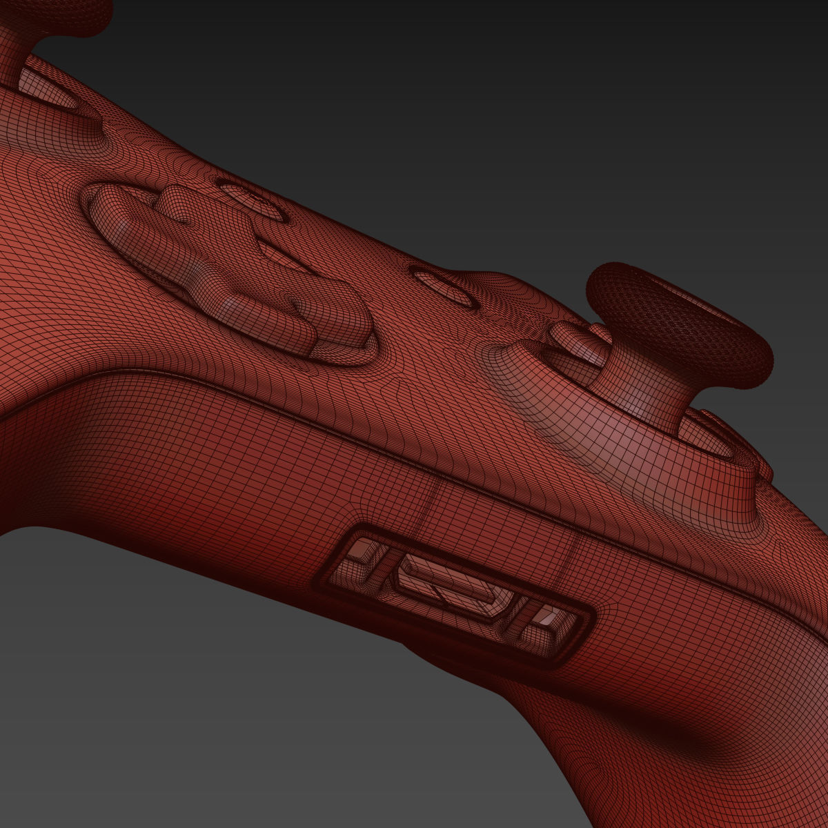 Xbox One Controller 3D model_16