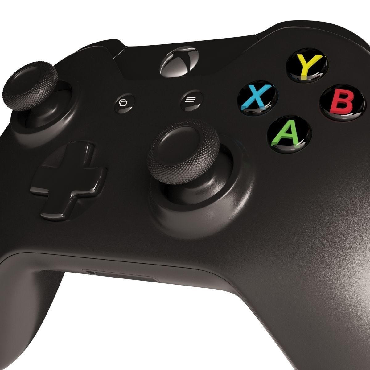 Xbox One Controller 3D model_11