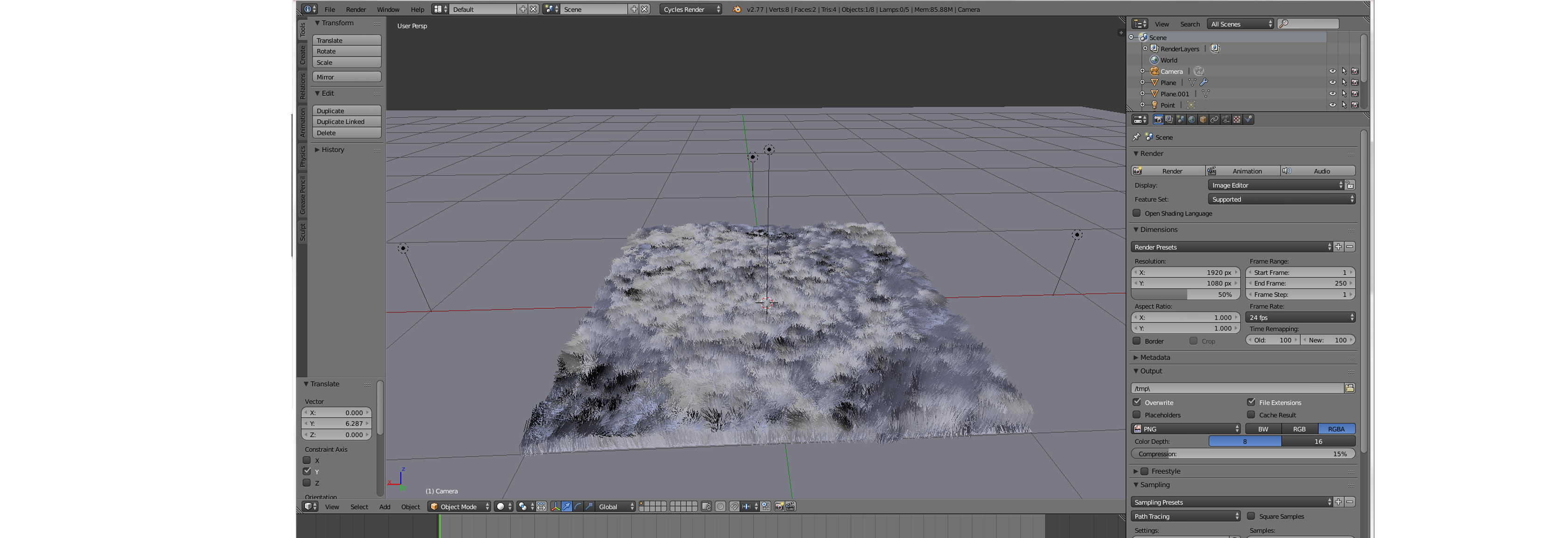 Fluffy Carpet 3 3D model_3