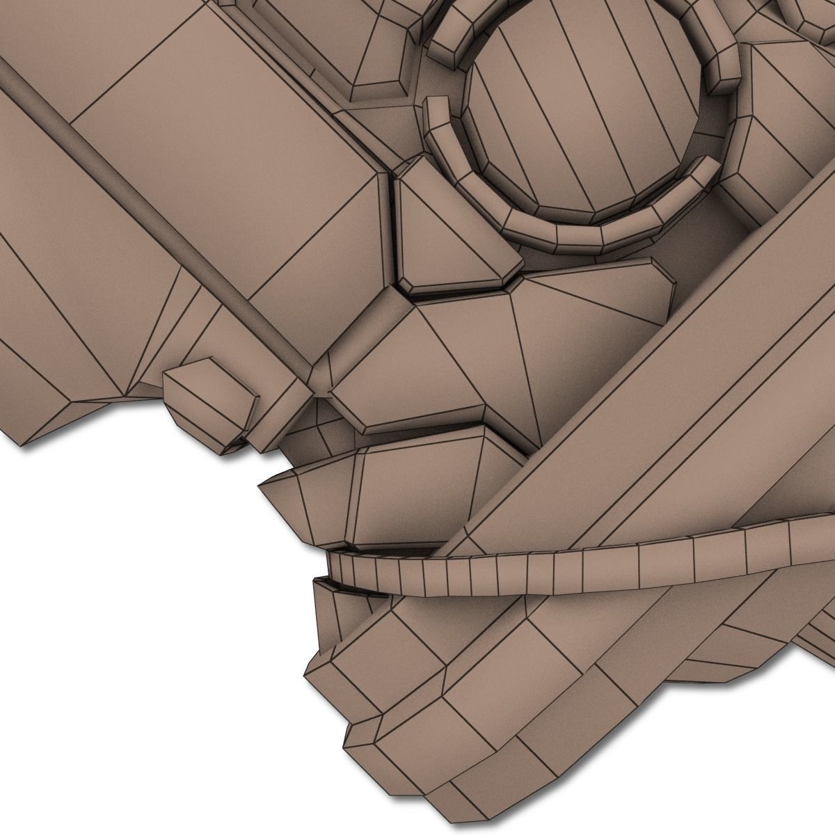 Heavy Full Metal Sword Low-poly 3D model_23