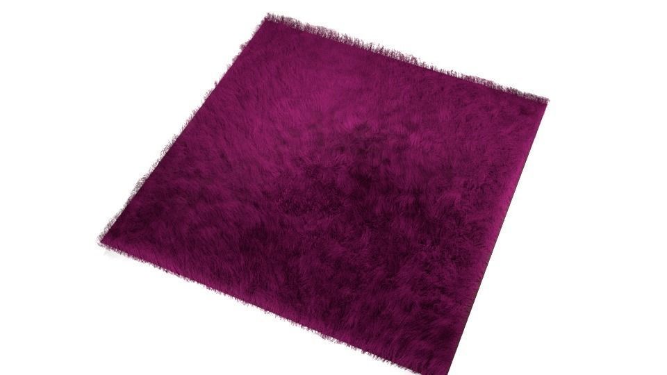 Fluffy Carpet 4 3D model_0