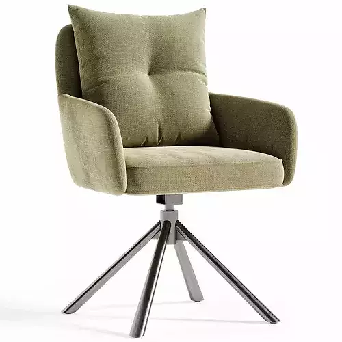 Etan Office Chair Low-poly 3D model 4