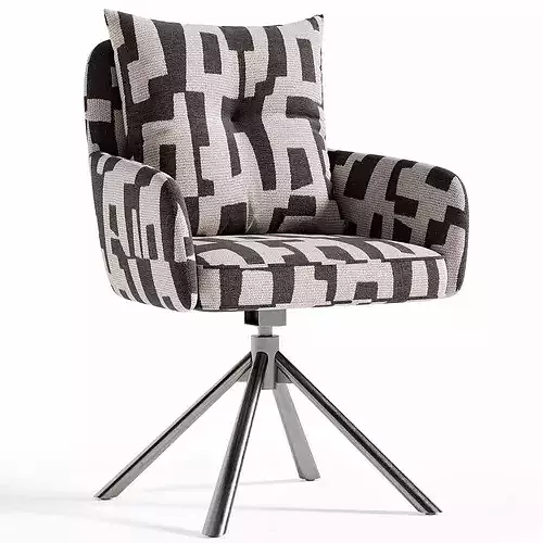 Etan Office Chair Low-poly 3D model 3