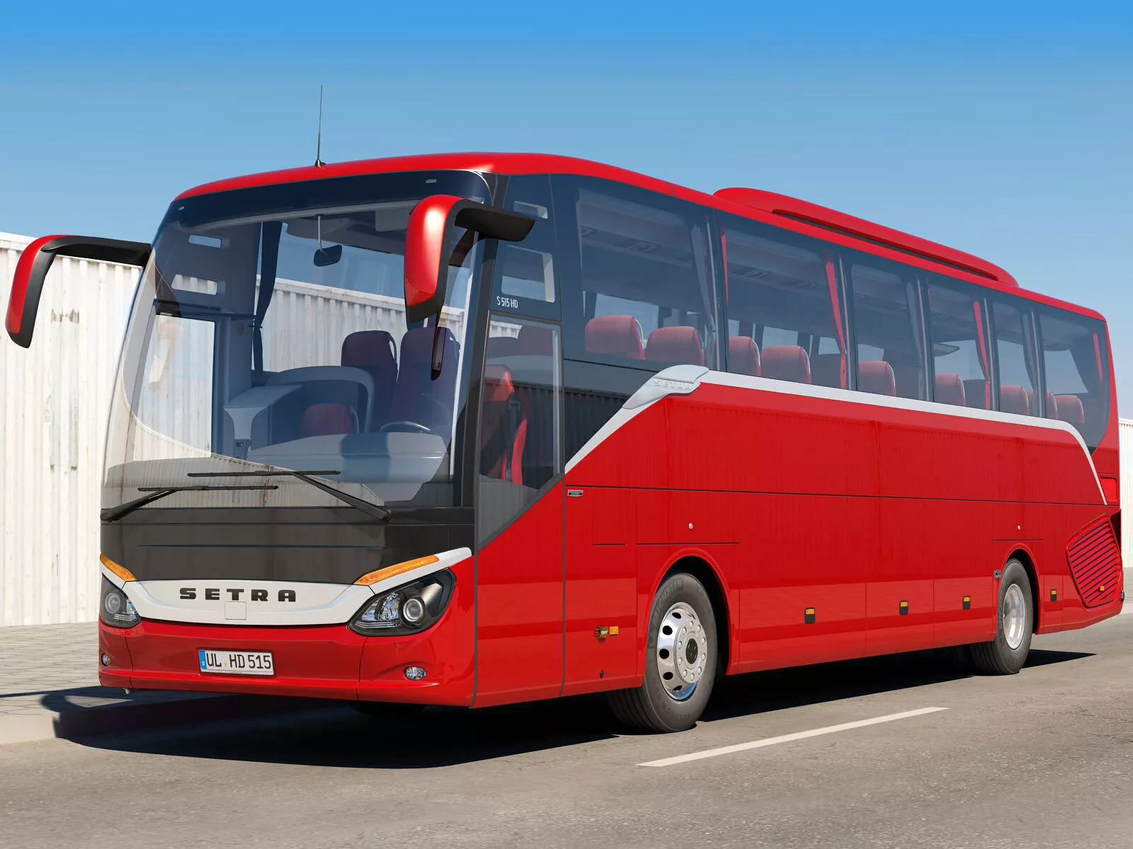 Setra S 515 HD 3D model