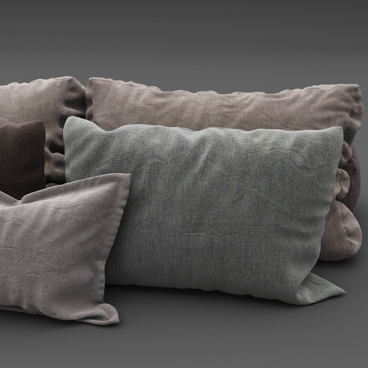 Pillows collection 101 3D model_6