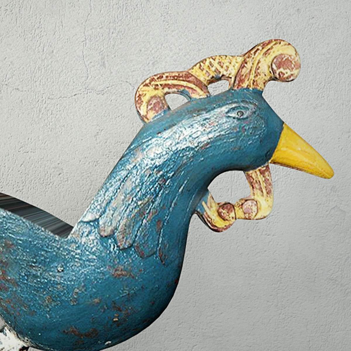 Antique Peacock on Stand by Jeffan 3D model_4