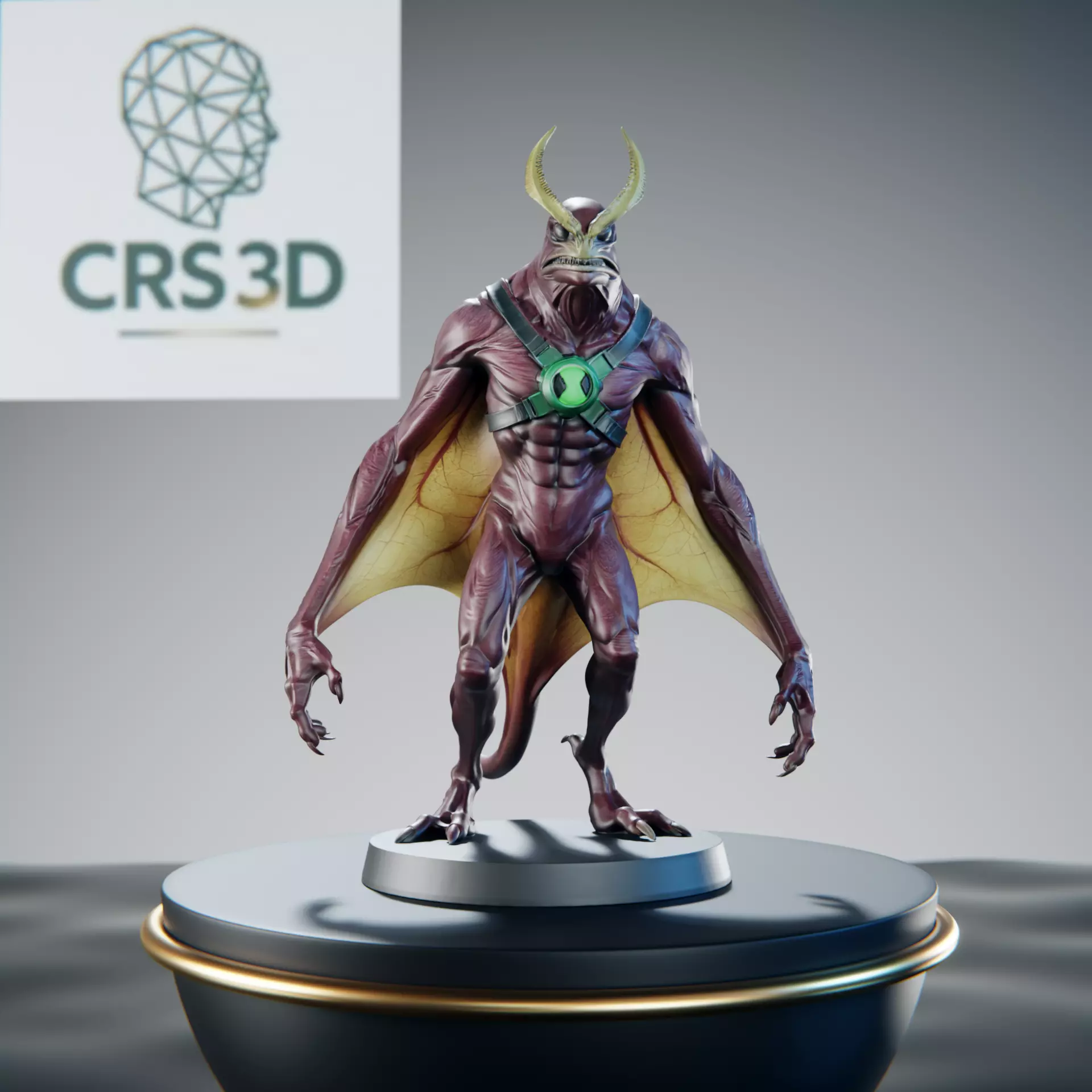 Jetray Ben 10 Aerophibian Speedster 3D print model