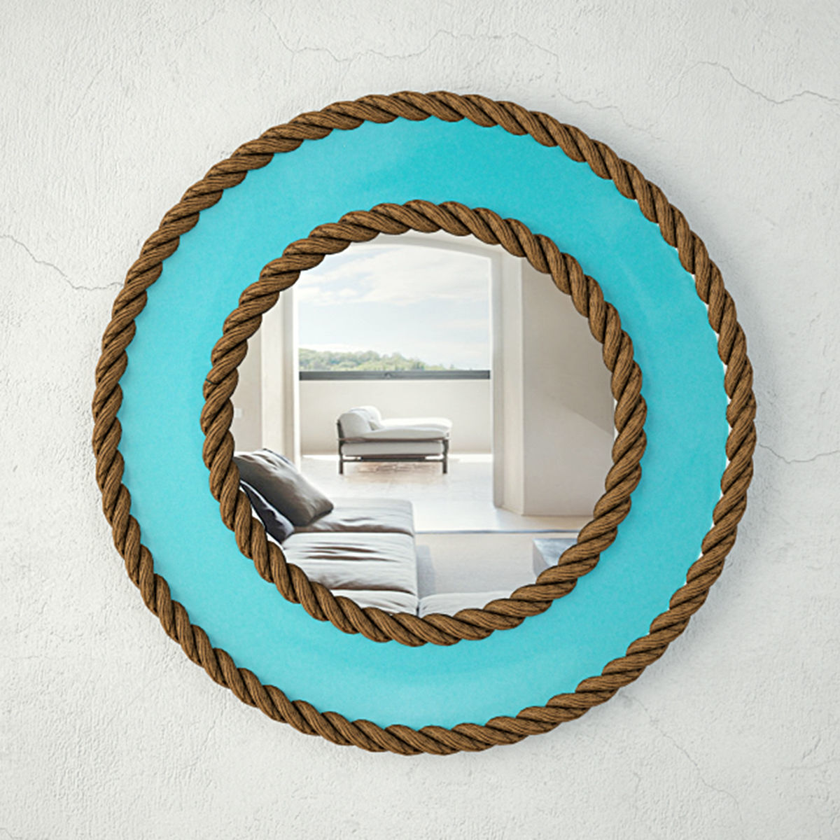 Nautical Rope Mirrors 3D model_3
