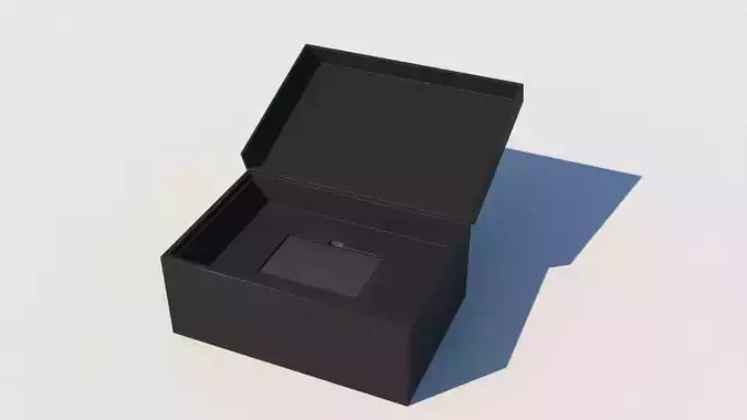 Holder box for card Low-poly 3D model Holder box for card Low-poly 3D model