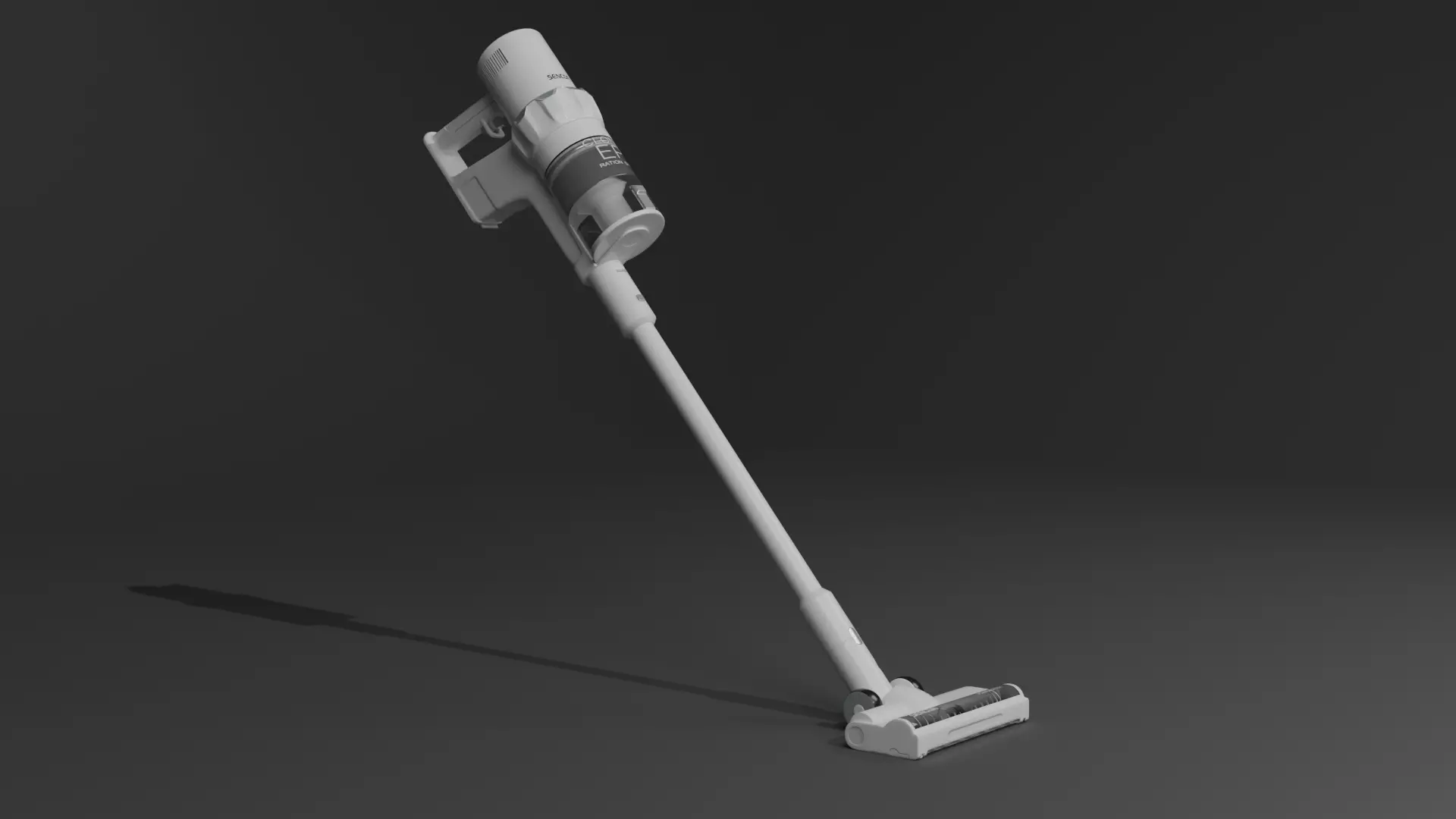 Cordless Stick Vacuum Cleaner Low-poly 3D model