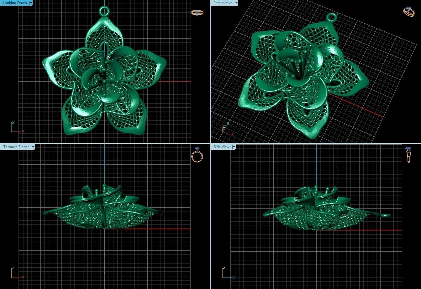 Pendant ultra vision  HSFZ-A022-P 3D print model_1