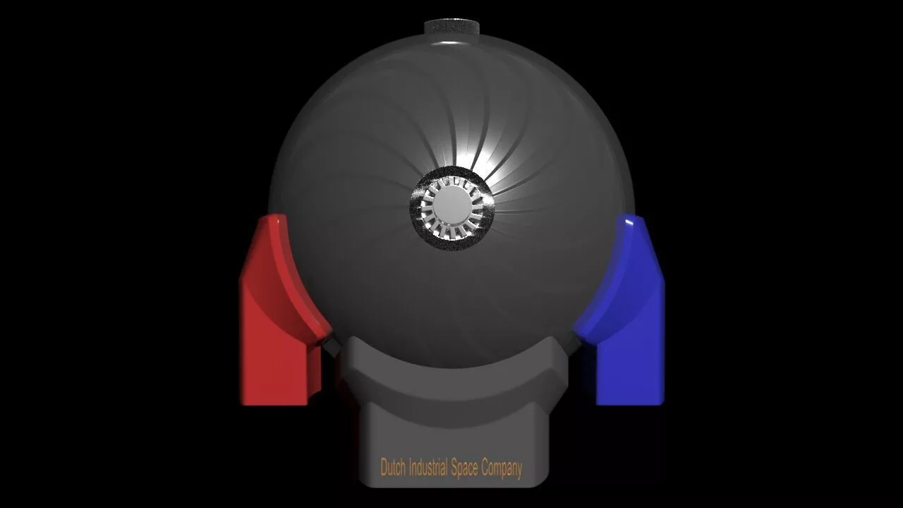 Solid State Spherical Tesla Turbine - Concept 3D print model