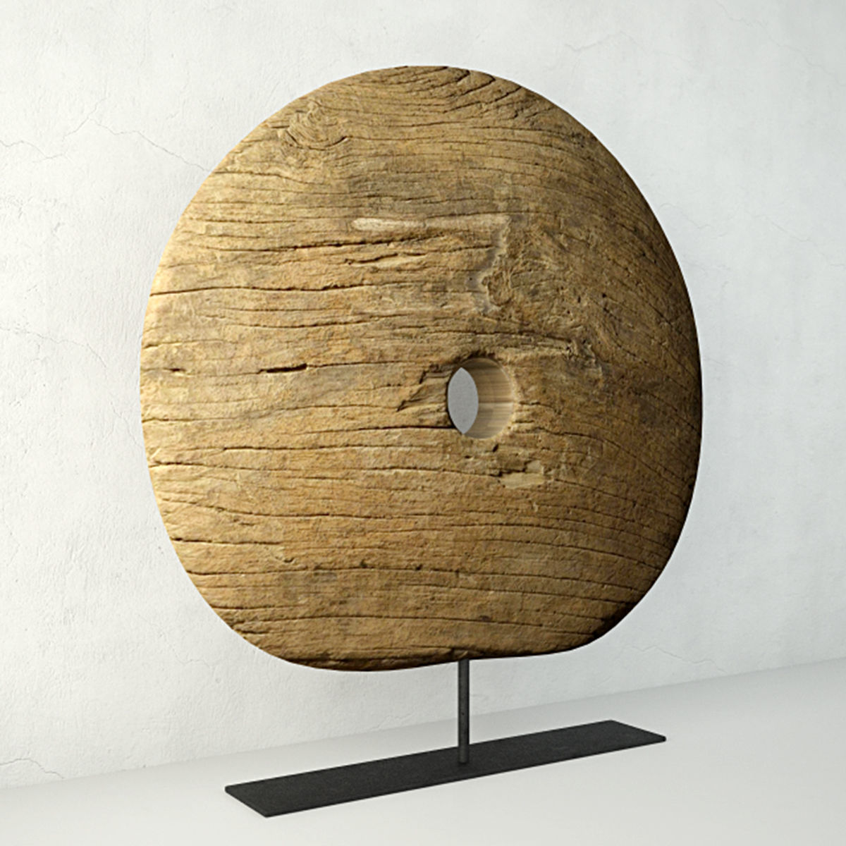 Teak Wheel 2 3D model_2