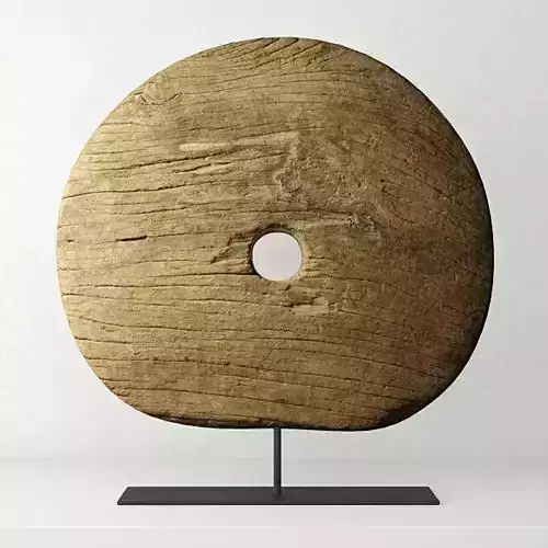 Teak Wheel 2 3D model