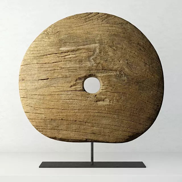 Teak Wheel 2 3D model_0