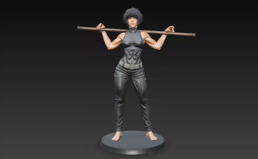 Maki Zenin Stl jujutsu kaisen 3D print model
