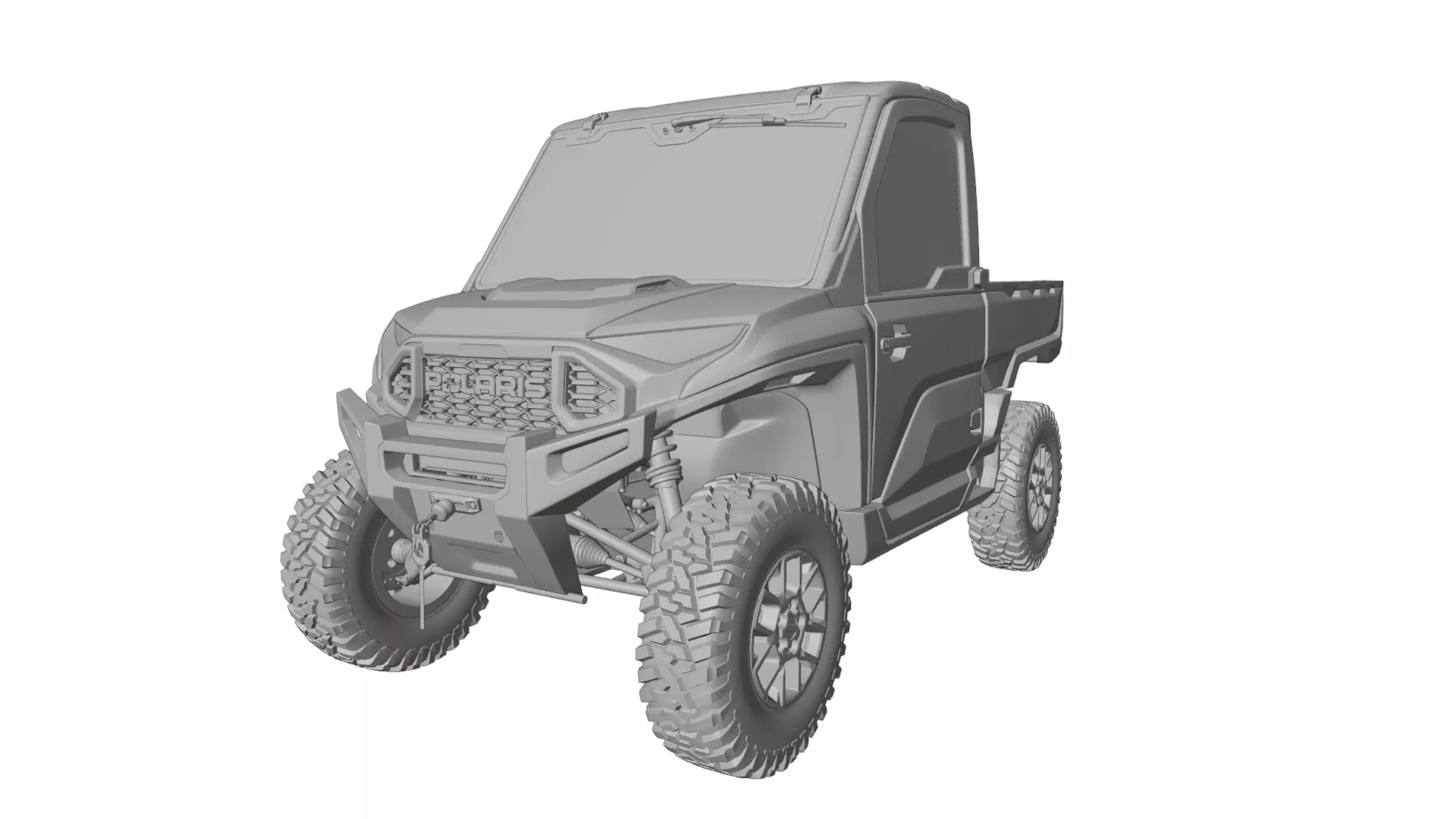 2025 Polaris Ranger XD 1500 Single Cab 3D model