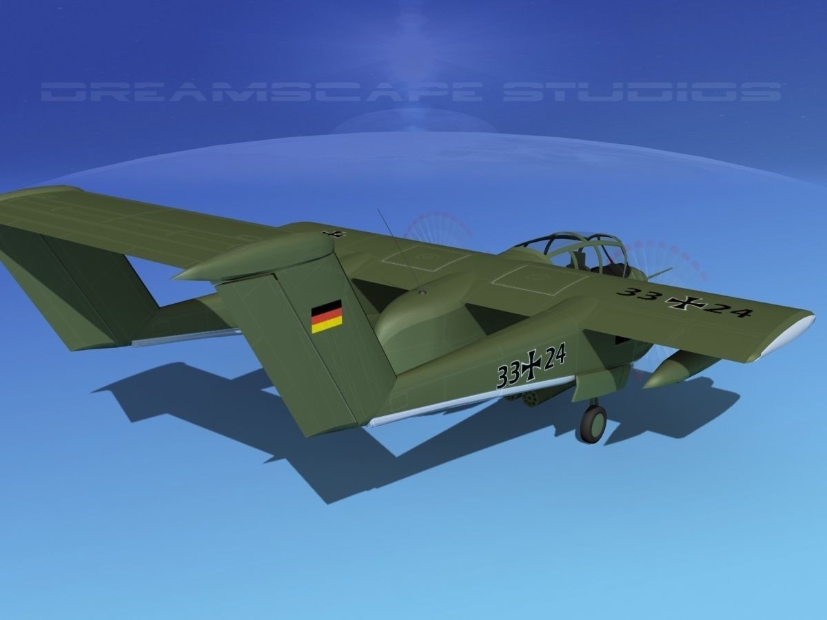 Rockwell OV-10 Bronco Germany 3D model_5