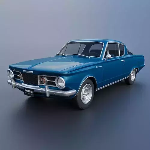 Plymouth Barracuda 1965 3D print model