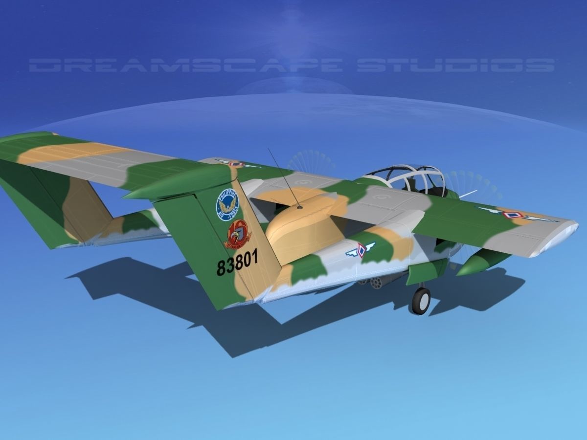 Rockwell OV-10 Bronco Philippines 3D model_5