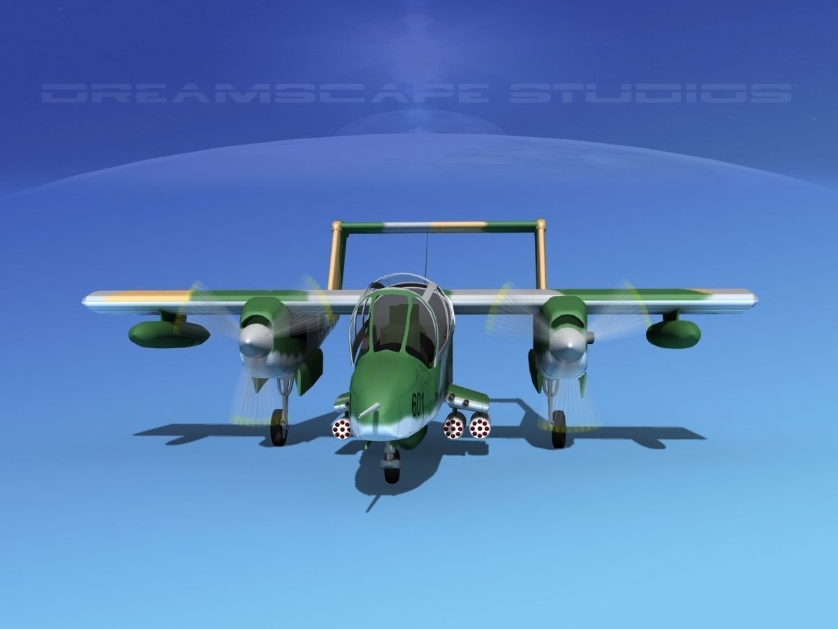 Rockwell OV-10 Bronco Philippines 3D model_1