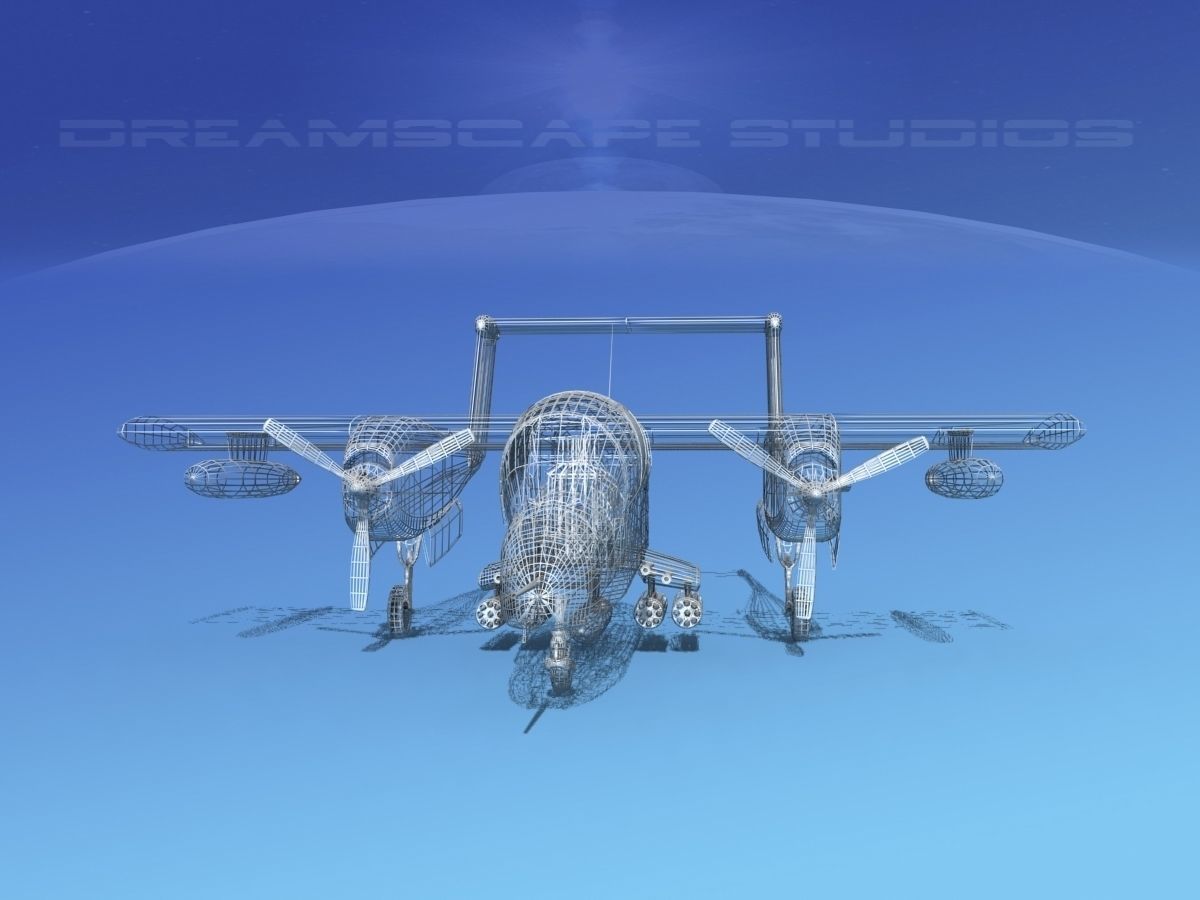 Rockwell OV-10 Bronco US Army 3D model_13