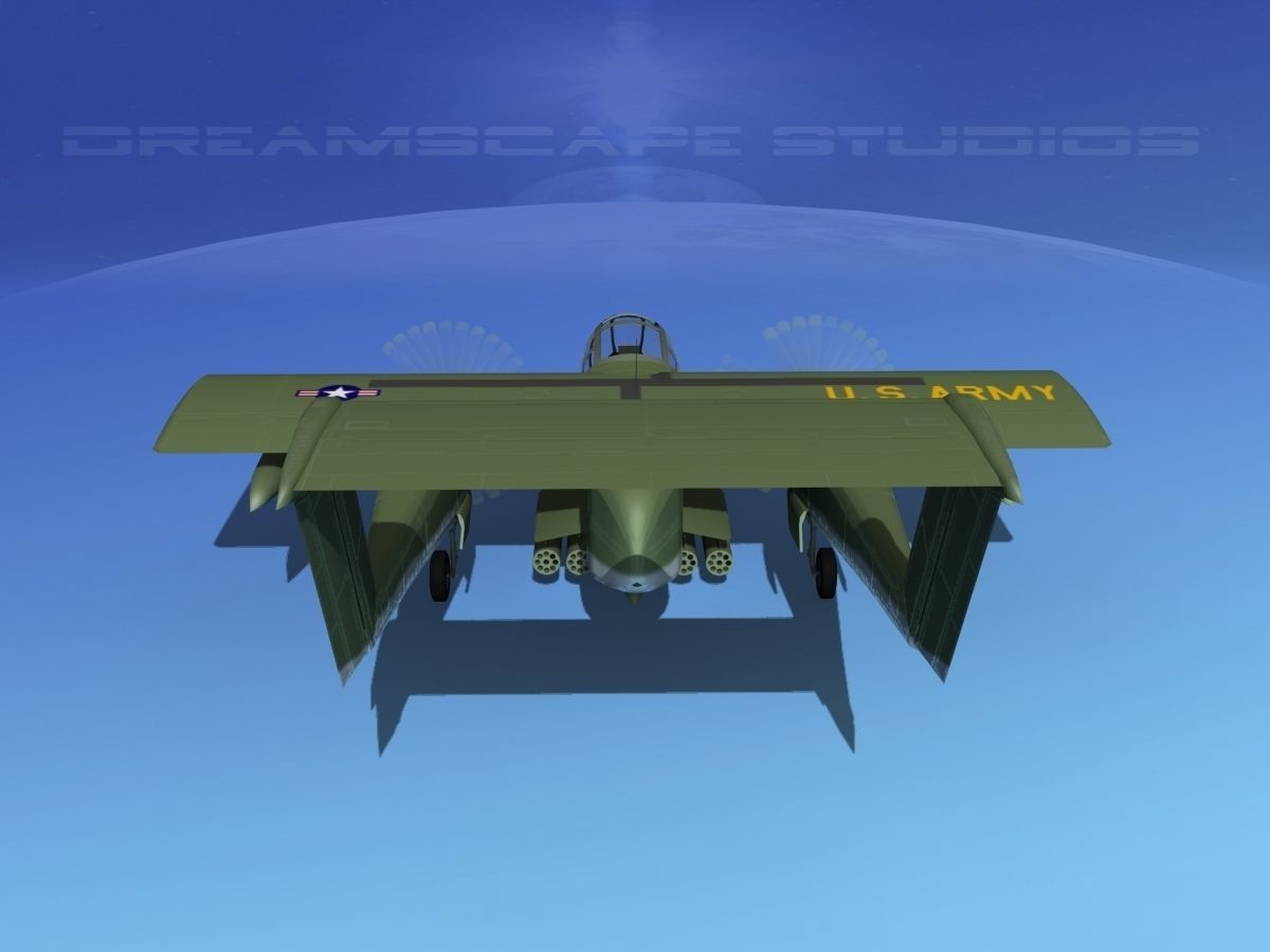 Rockwell OV-10 Bronco US Army 3D model_6