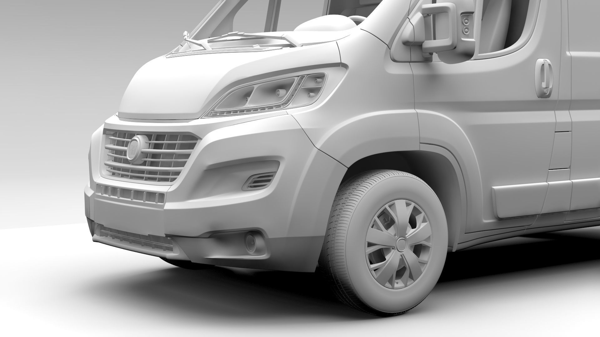 Fiat Ducato Van L1H2 2017 3D model_19