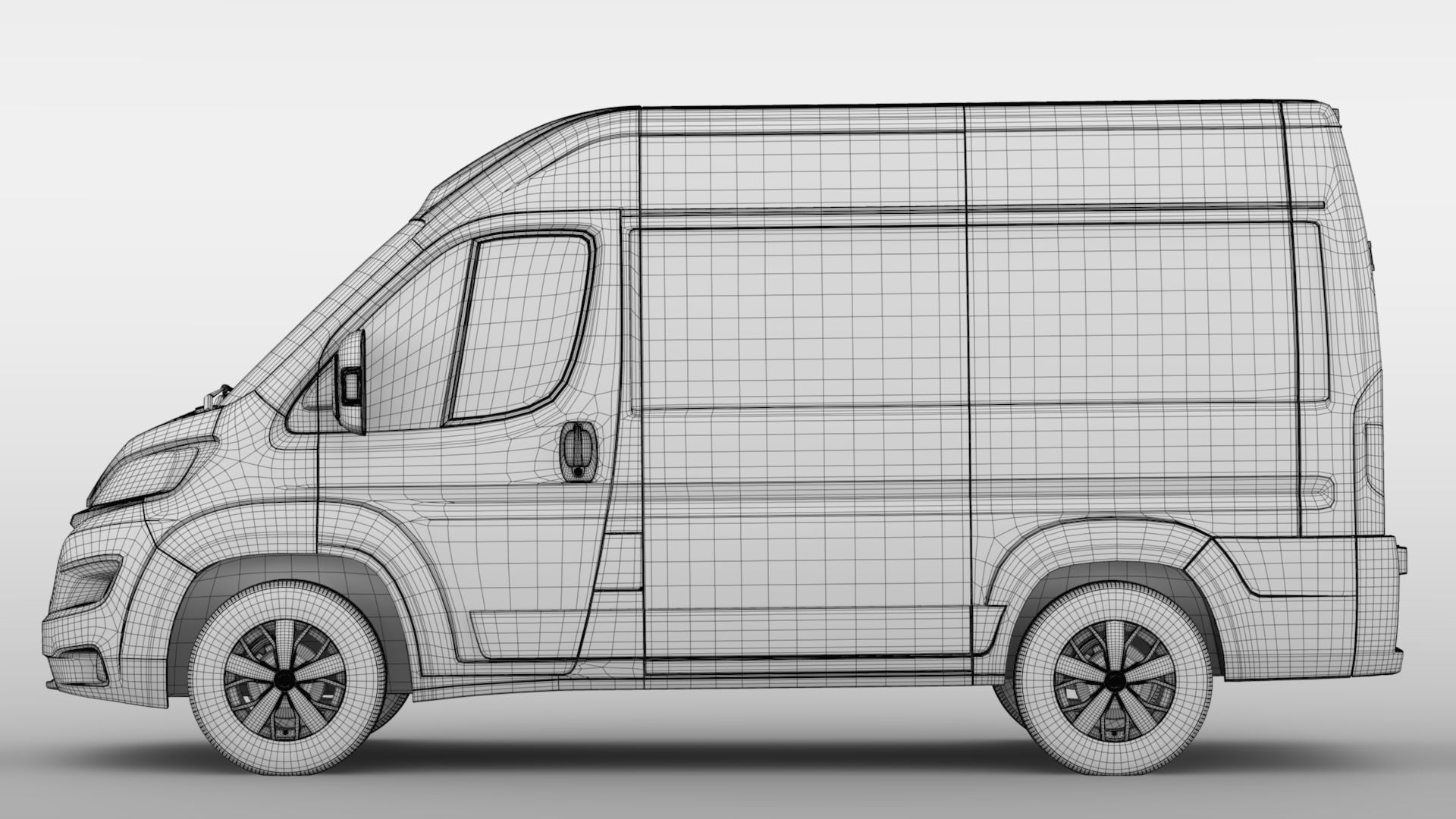 Fiat Ducato Van L1H2 2017 3D model_20