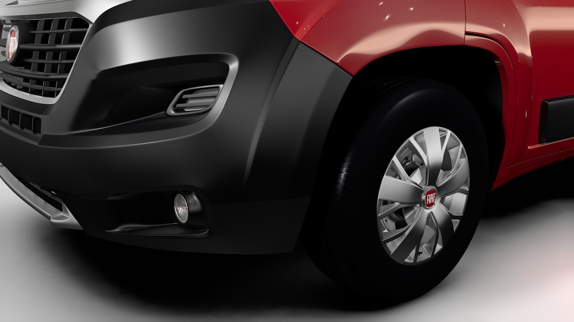 Fiat Ducato Van L1H2 2017 3D model_1