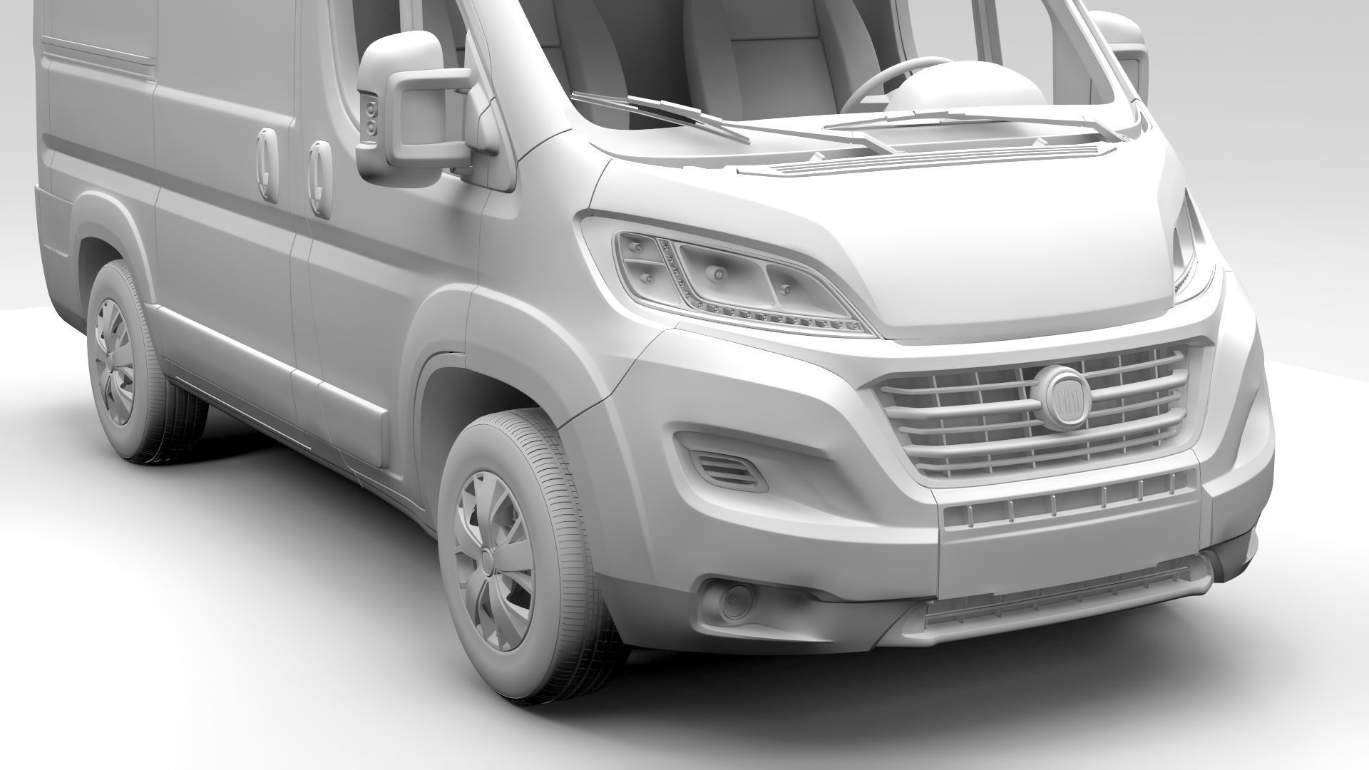 Fiat Ducato Van L1H2 2017 3D model_14