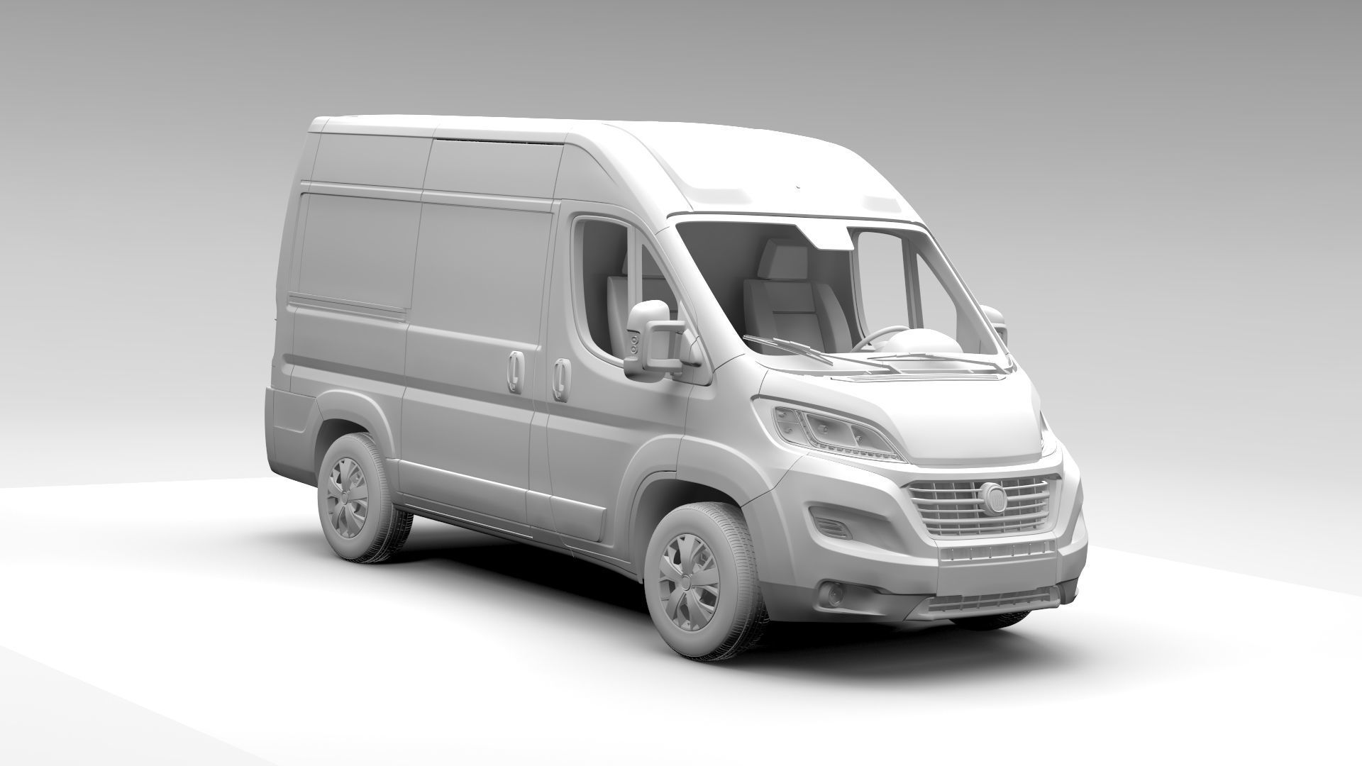 Fiat Ducato Van L1H2 2017 3D model_18