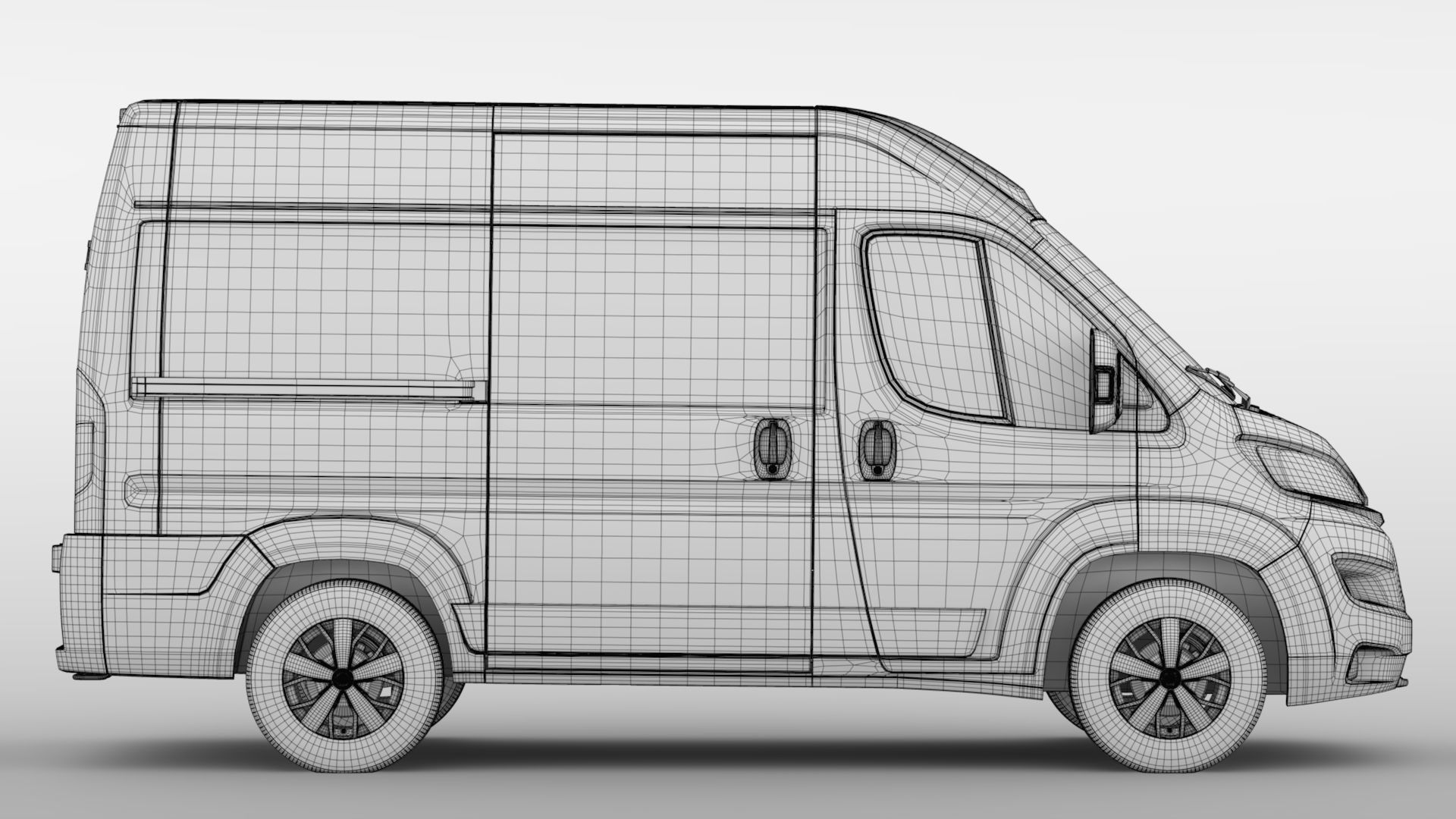 Fiat Ducato Van L1H2 2017 3D model_23