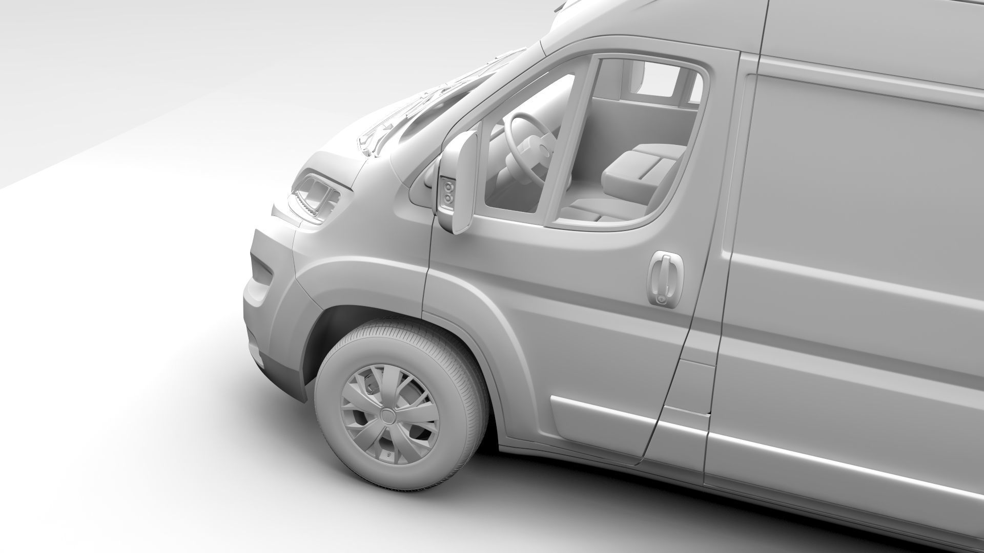 Fiat Ducato Van L1H2 2017 3D model_17