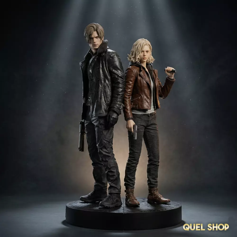 Leon and Grace Residual Evil Requiem Figure STL FREE Free 3D print model